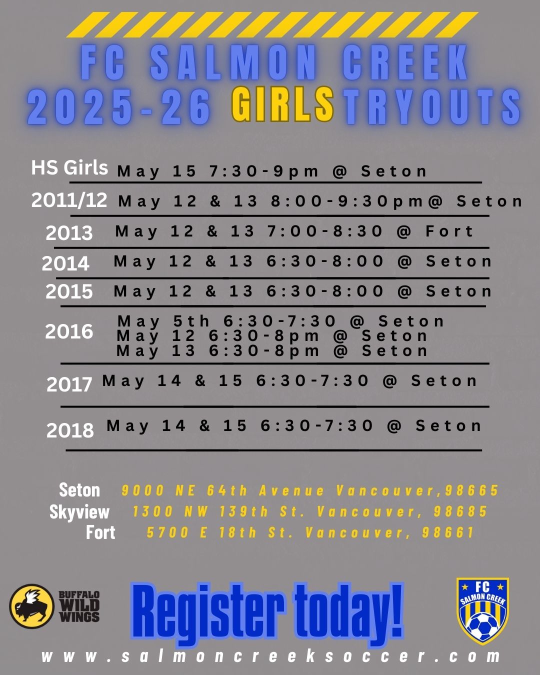Girls Tryouts