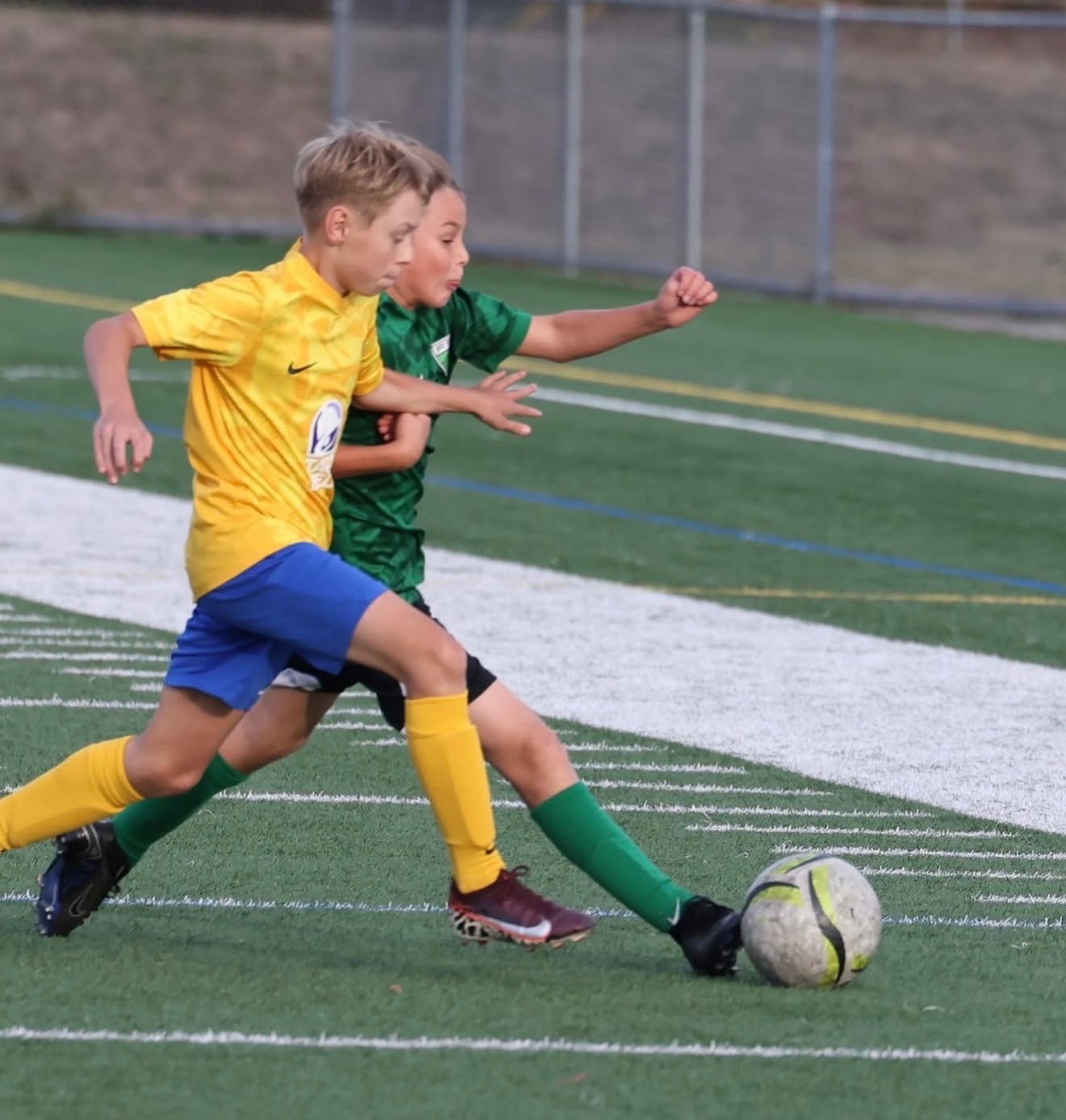 FC Salmon Creek player preparing for training